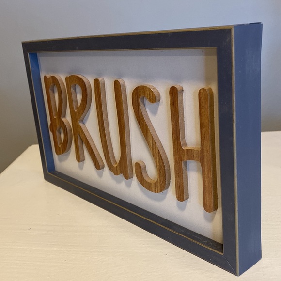 “Brush” Wall Art 💙🤎 - Picture 2 of 3